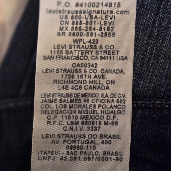 Levi's Women's Denizen Jeans Boot Cut Size 6 Tall (Long) - Picture 6 of 7